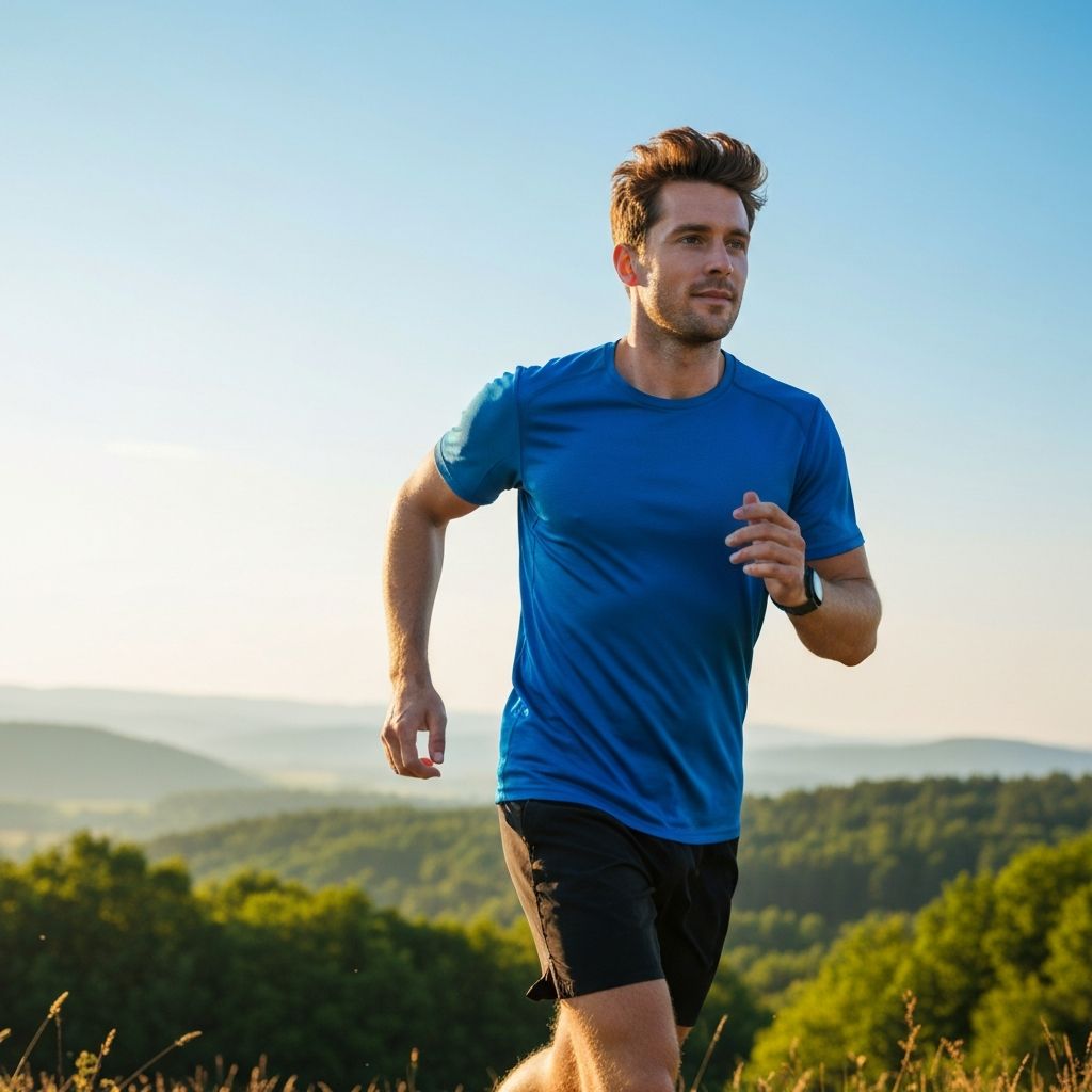 Homme actif et énergique